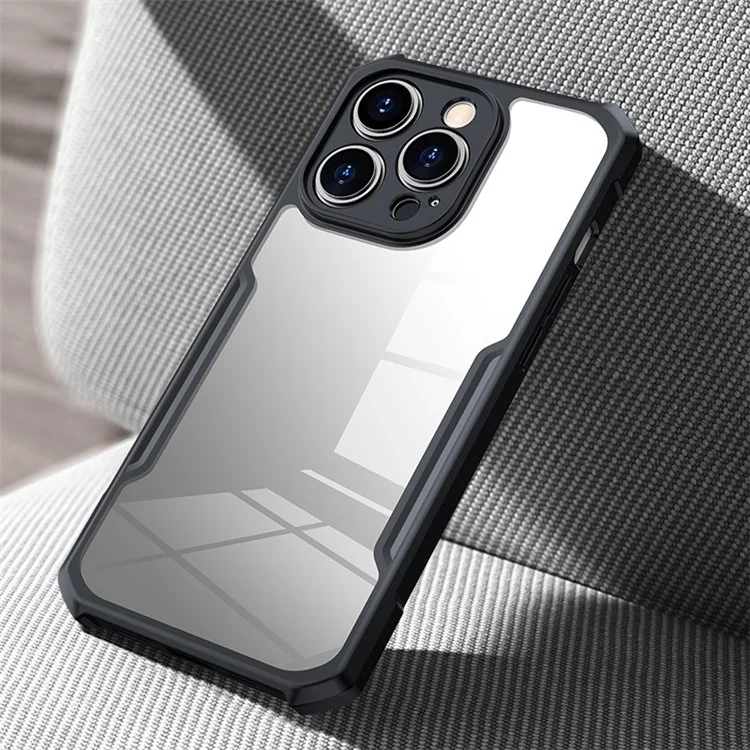 Xundd Anti-fall Phone Case Для Iphone 14 Pro Max 6,7-дюймовый Скважина Защита Акрил + TPU Мобильный Телефон Задний Телефон Задний Телефон