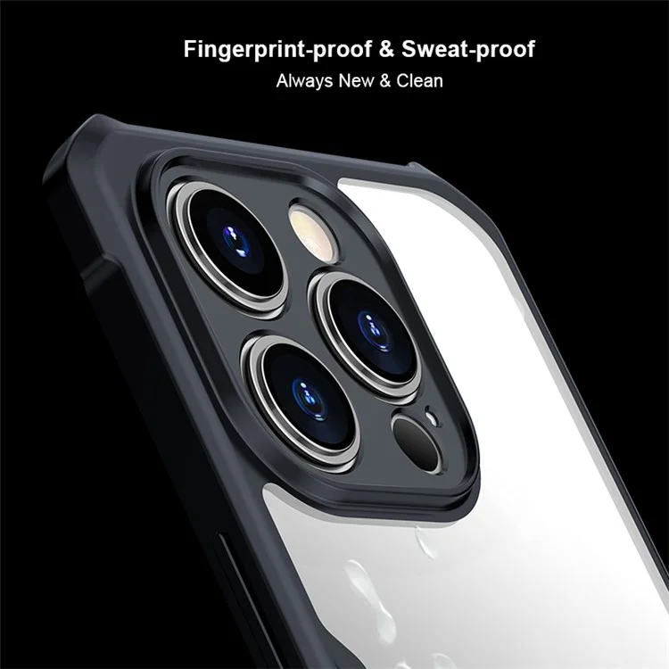 Xundd Anti-fall Phone Case Для Iphone 14 Pro Max 6,7-дюймовый Скважина Защита Акрил + TPU Мобильный Телефон Задний Телефон Задний Телефон