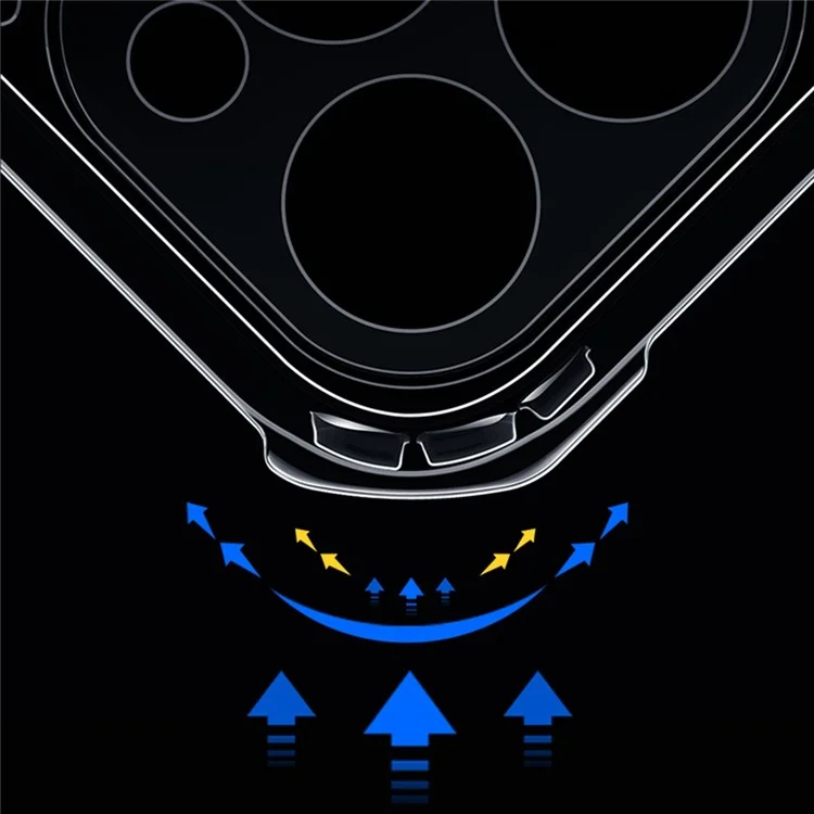 Xundd Anti-fall Phone Case Для Iphone 14 Pro Max 6,7-дюймовый Скважина Защита Акрил + TPU Мобильный Телефон Задний Телефон Задний Телефон