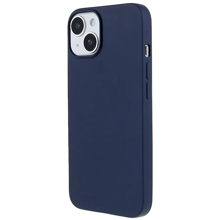 MERCURY GOOSPERY SOFT FEELING Series for iPhone 14 6.1 inch Soft Matte Case Shockproof TPU Protective Phone Cover - Blue