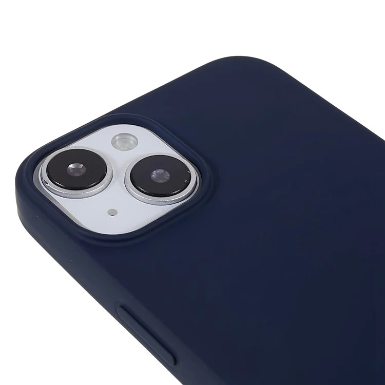 Série MERCURY GOOSPERY SOFT FEELING pour iPhone 14 6.1 pouces Étui souple mate Coque de protection antichoc en TPU - Bleu