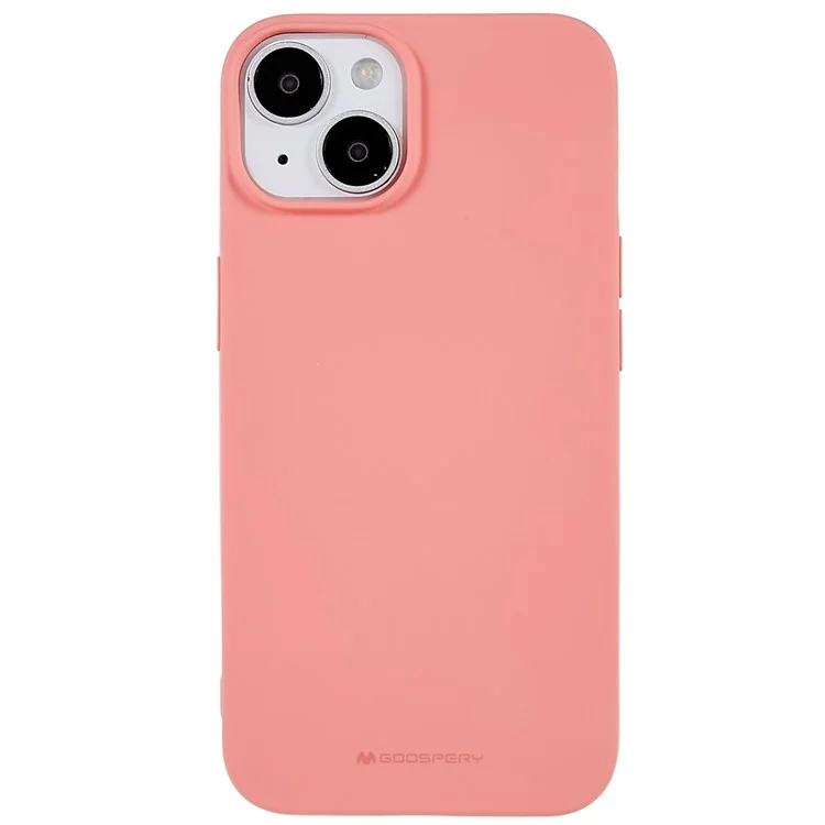 MERCURY GOOSPERY SOFT FEELING Series for iPhone 14 6.1 inch Soft Matte Case Shockproof TPU Protective Phone Cover - Pink