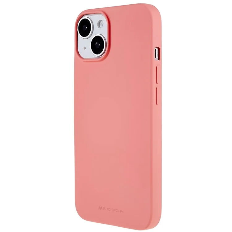 MERCURY GOOSPERY SOFT FEELING Series for iPhone 14 6.1 inch Soft Matte Case Shockproof TPU Protective Phone Cover - Pink