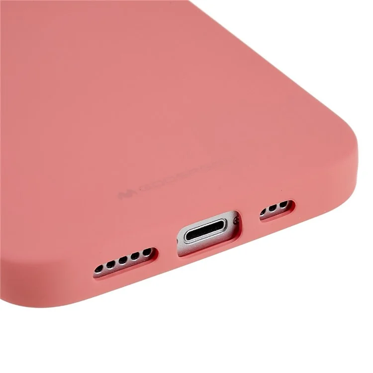 MERCURY GOOSPERY SOFT FEELING Series for iPhone 14 6.1 inch Soft Matte Case Shockproof TPU Protective Phone Cover - Pink