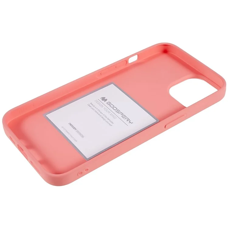 MERCURY GOOSPERY SOFT FEELING Series for iPhone 14 6.1 inch Soft Matte Case Shockproof TPU Protective Phone Cover - Pink