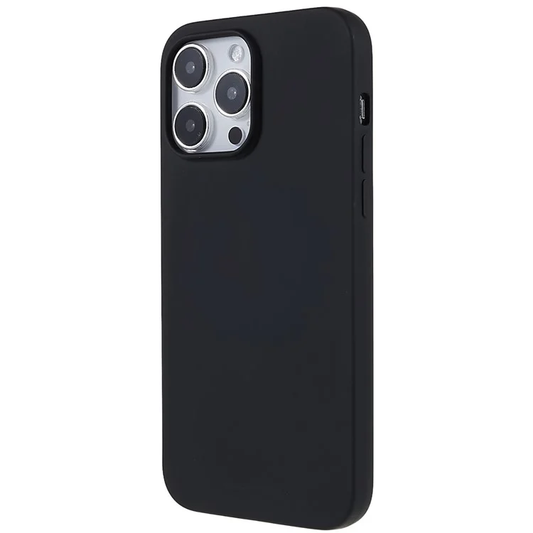 MERCURY GOOSPERY SOFT FEELING Series for iPhone 14 Pro Max 6.7 inch Soft TPU Matte Anti-fingerprint Case Precise Cutout Drop-proof Phone Protector - Black