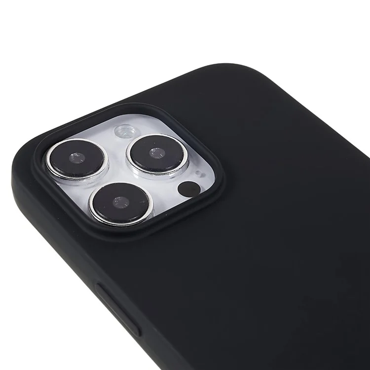 MERCURY GOOSPERY SOFT FEELING Series for iPhone 14 Pro Max 6.7 inch Soft TPU Matte Anti-fingerprint Case Precise Cutout Drop-proof Phone Protector - Black