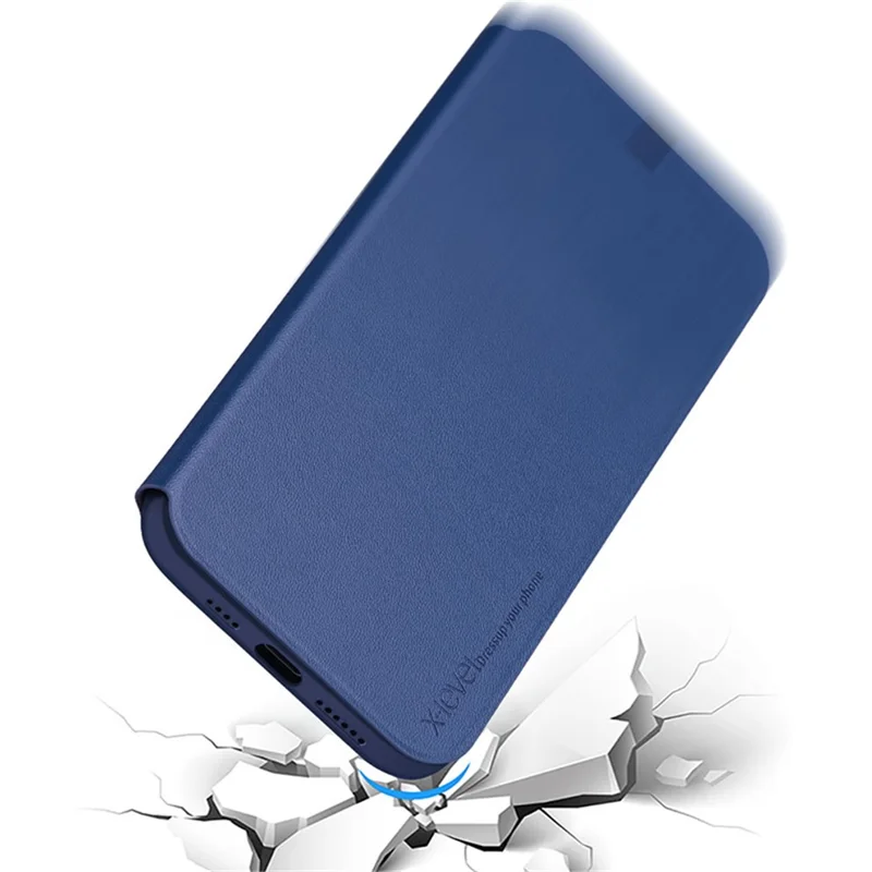 X-level Clorful-ⅱ Серия Для Iphone 14 6,1 Дюйма Ultra Slim Slim Cash Case Magnetic Stand Полная Защита - Темно-зеленый