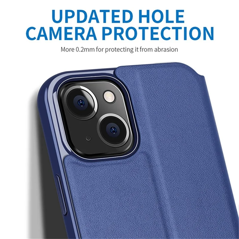 X-level Clorful-ⅱ Серия Для Iphone 14 6,1 Дюйма Ultra Slim Slim Cash Case Magnetic Stand Полная Защита - Темно-зеленый