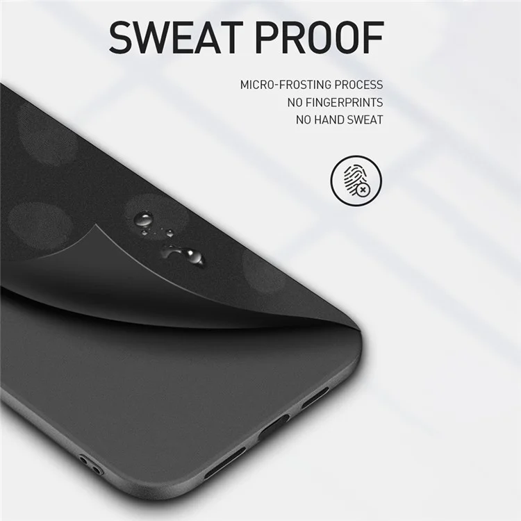 X-LEVEL для iPhone 14 6.1 дюймов Guardian Series матовая отделка легкий чехол для телефона мягкий TPU противоударный чехол - черный