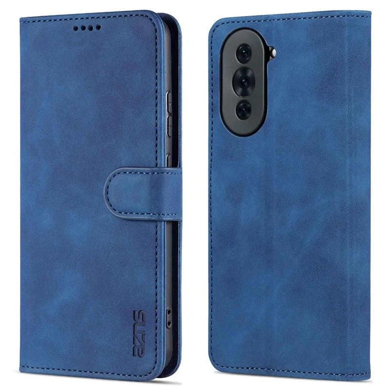AZNS For Huawei nova 10 4G PU Leather All-round Protection Phone Cover Stand Wallet Case - Blue