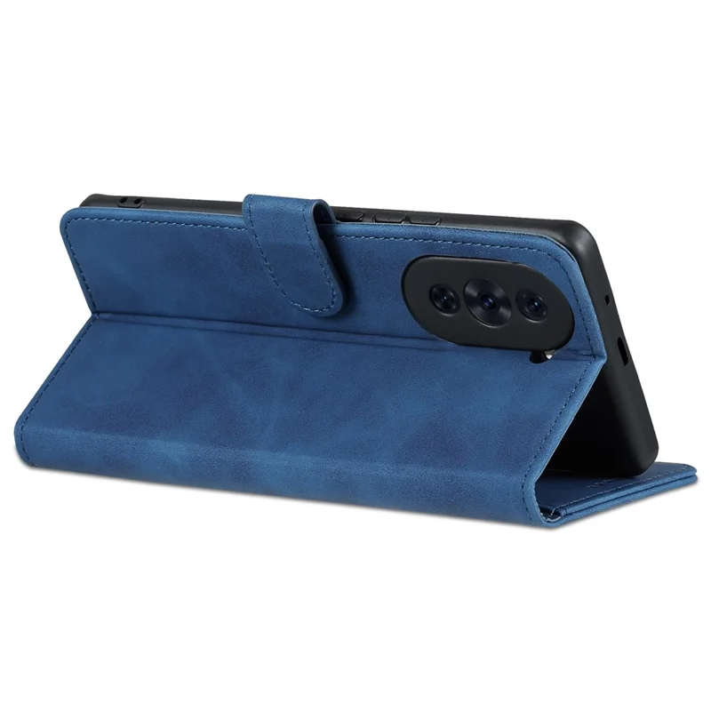 AZNS For Huawei nova 10 4G PU Leather All-round Protection Phone Cover Stand Wallet Case - Blue