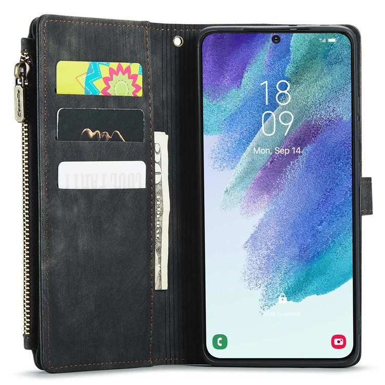 Caseme C30 Series Для Samsung Galaxy S21 fe 5G Shockperefice Thene Chother Coleme Covere Cover Covers - Черный