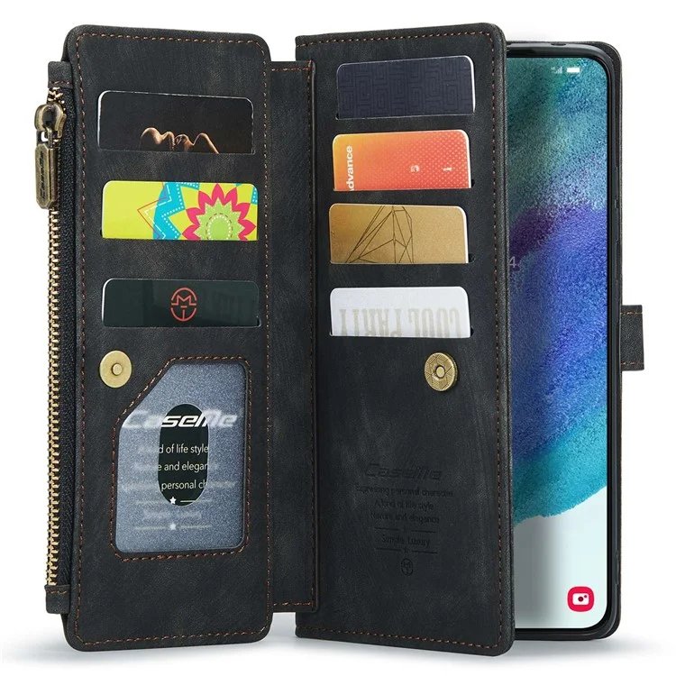 Caseme C30 Series Для Samsung Galaxy S21 fe 5G Shockperefice Thene Chother Coleme Covere Cover Covers - Черный