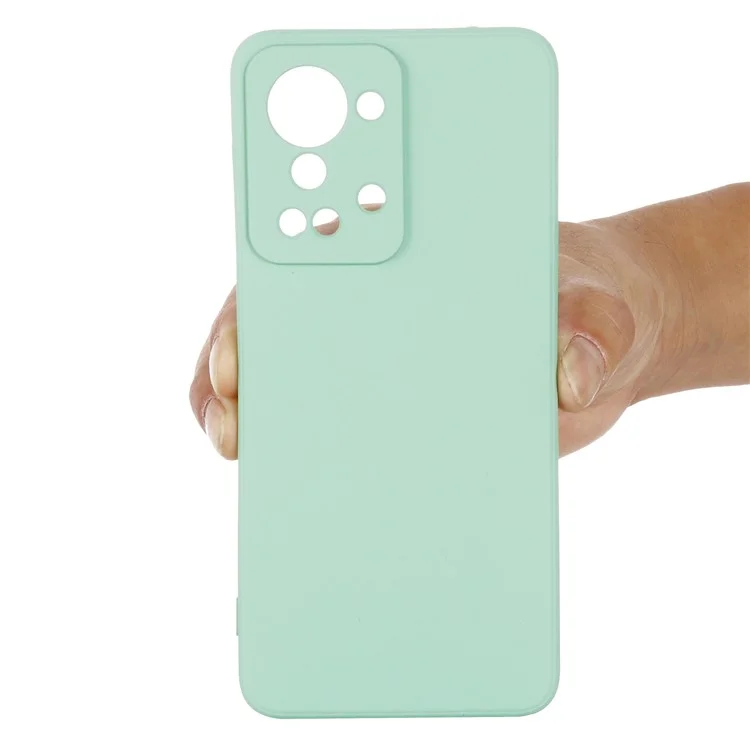 For OnePlus Nord 2T 5G Silicone Phone Case Drop-proof Bumper Cover Mobile Phone Protector - Green