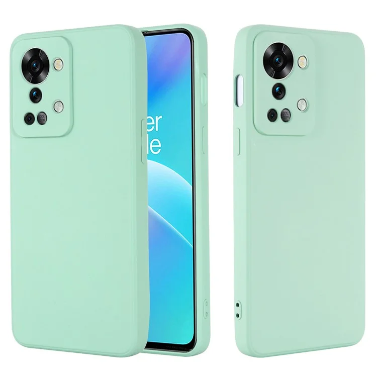 Силиконовый чехол для OnePlus Nord 2T 5G - противоударный бампер и защита для мобильного телефона, цвет зеленый