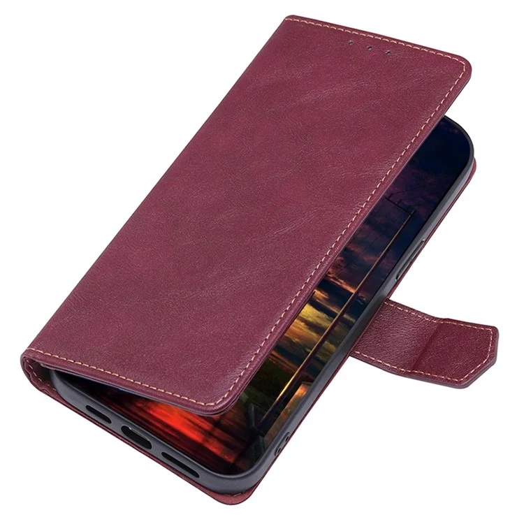 Para Huawei Nova 10 4G Capa de Telefone RFID Função de Bloqueio de Água Repeleza de Água PU Anti-arranhão Tampa da Carteira Flip - Vinho Vermelho