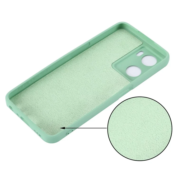 Per Oppo A57 4G / A57s 4G Antiusura Silicone Morbido Custodia per Telefono Antiurto Cover Posteriore Protettiva Telefono Mobile - Verde