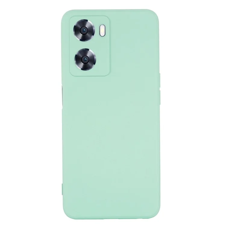 Per Oppo A57 4G / A57s 4G Antiusura Silicone Morbido Custodia per Telefono Antiurto Cover Posteriore Protettiva Telefono Mobile - Verde