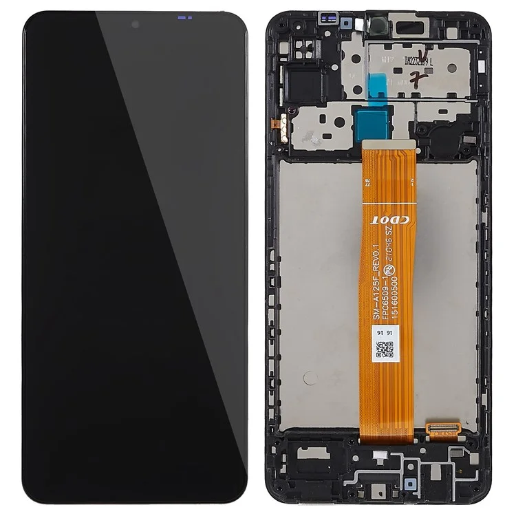 For Samsung Galaxy M02 M022 Grade C LCD Screen and Digitizer Assembly + Frame Replacement Part (without Logo)