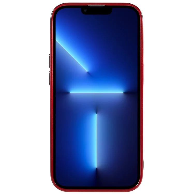 Mercury Goospery Para Iphone 14 Pro Max 6.7 Pulgadas Glitter a Prueba de Caída Case de Teléfono Celular Brillante TPU Soft Wear Back Cover - Rojo