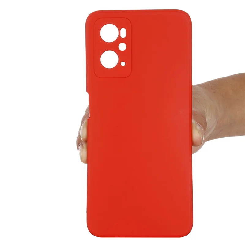 For Oppo A36 4G  /  A76 4G  /  A96 4G Anti-scratch Silicone Soft Phone Case Shockproof Back Cover Mobile Phone Protector - Red