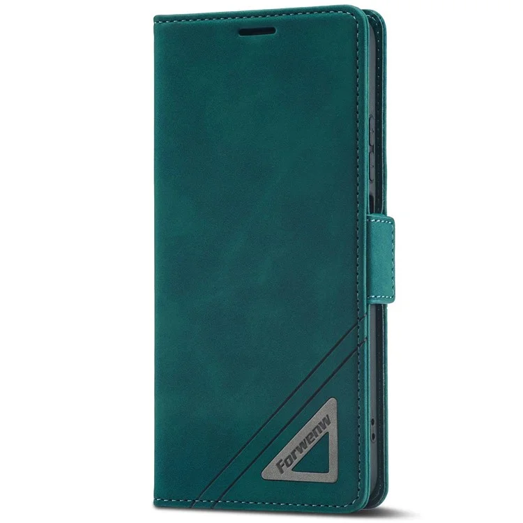 Forwenw F3-serie Für Xiaomi Poco M4 Pro 4G Schockfeste Flip-wallet-hülle PU Leder-telefonschutzabdeckung Mit Ständer - Cyan