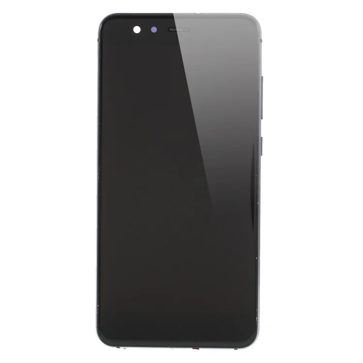 Для Huawei P10 Lite Grade C LCD-экран и сборка с цифровым датчиком + рамка, запчасть для замены (без логотипа) - черный