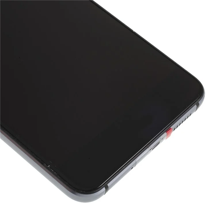 Для Huawei P10 Lite Grade C LCD-экран и сборка с цифровым датчиком + рамка, запчасть для замены (без логотипа) - черный