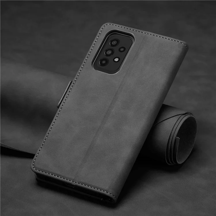 FORWENW F3-Series For Samsung Galaxy A53 5G Full Protection Wallet Style Case Flip PU Leather Mobile Phone Shell with Stand - Black