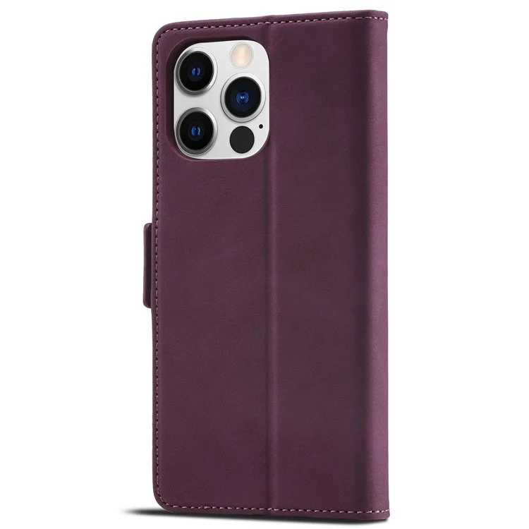 FORWENW F3-Series Для Iphone 14 Pro Max 6,7-дюймовый Кошелек Кожи PU + Case Case Case Antry Scratch Phone с Подставкой - Красное Вино