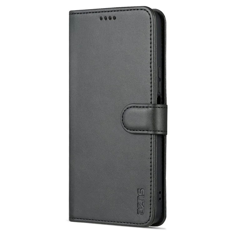Azns For Honor X40i 5G PU Flip Flip Cover Anti-drop Protection Stand Wormet Case - Nero