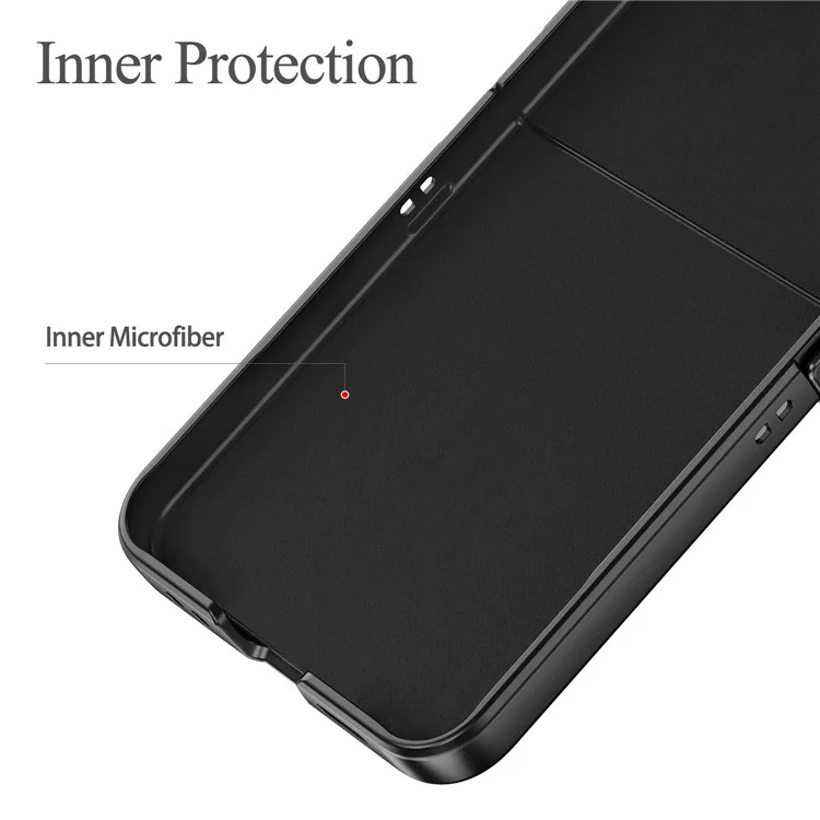 Aioria Pour Samsung Galaxy Z Flip3 5G Crocodile Texture PU Leather + PC + TPU Téléphone Couvre-résistance à la Goutte à Goutte - Brun