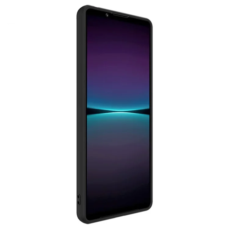 IMAK LX-5 Series for Sony Xperia 1 IV 5G Cross Texture Drop-proof Phone Case Leather Coated PC + TPU Hybrid Cover
