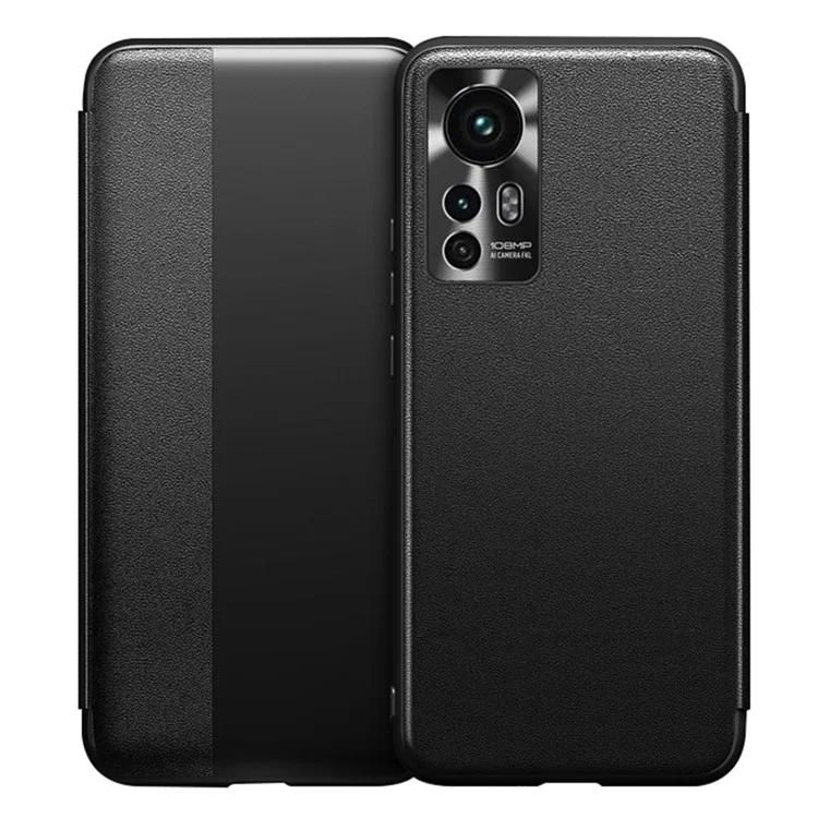 Fukelai Para Xiaomi 12 Pro 5G / 12S Pro 5G / 12 Pro (dimensidad) 5 g de la Visión Del Teléfono Del Teléfono Diseño de Ventana Anti-cortes - Negro