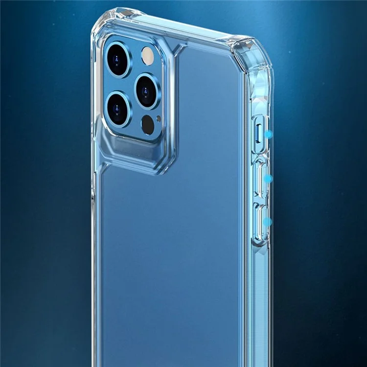 Atouchbo Anti-Yellow Back Cover Для Iphone 14 6,1 Дюйма Ultra Clear Soft Tpu Chase Case Anti-fall Mobile Phore Shell