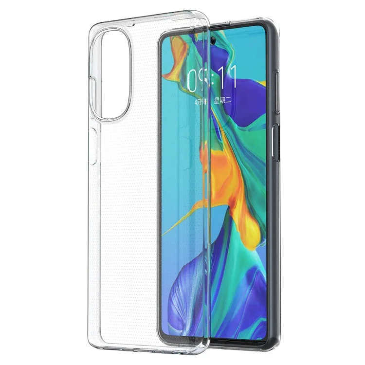 Pour Motorola Moto G62 5G Soft TPU Phone Case Drop-proof Ultra Slim Transparent Back Cover