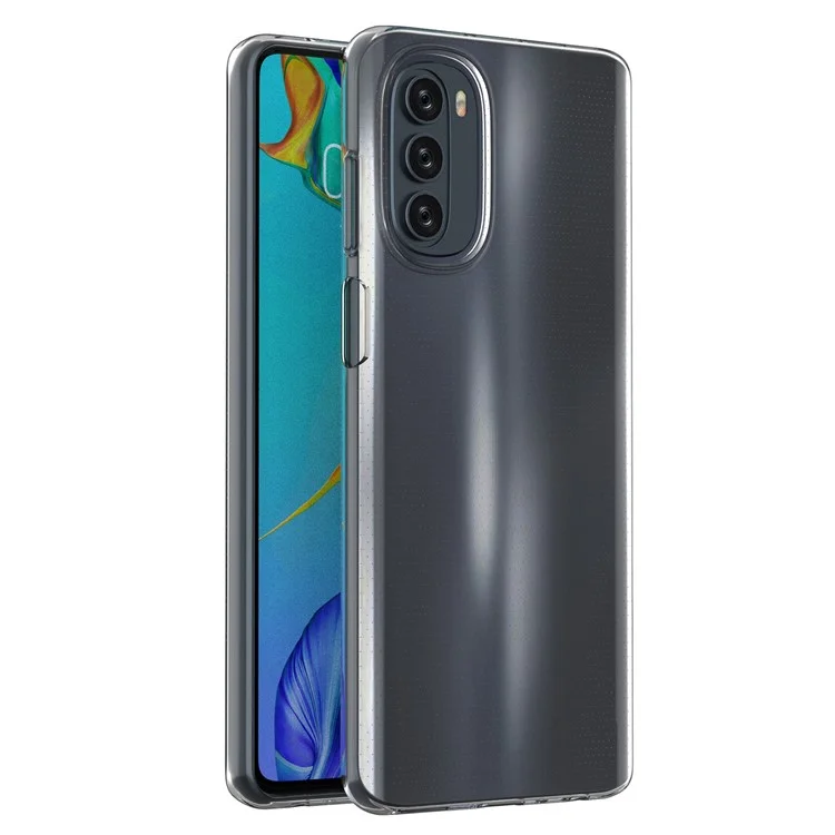 Pour Motorola Moto G62 5G Soft TPU Phone Case Drop-proof Ultra Slim Transparent Back Cover