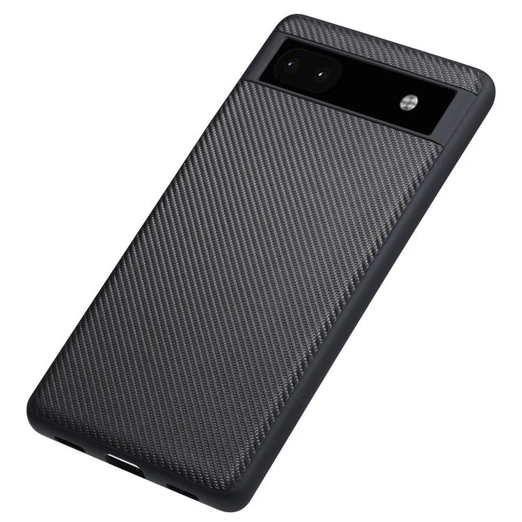 VILI TC Series für Google Pixel 6a strukturierte Leder beschichtete TPU-Handyhülle Stoßfeste Rückabdeckung