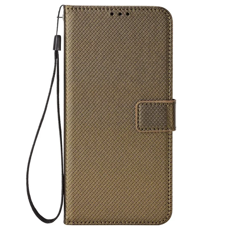 Для Cubot X50 Diamond Texture PU - Коричневый