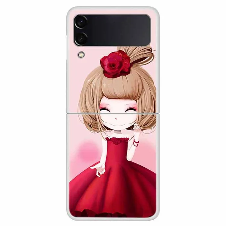 Для Samsung Galaxy Z Flip4 5G Печать Печать Телефона. - Девочка