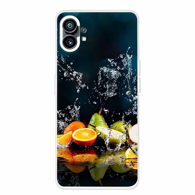 For Nothing phone (1) 5G Anti-drop Mobile Phone Case Pattern Printing Ultra Slim Soft TPU Cell Phone Cover - Pear