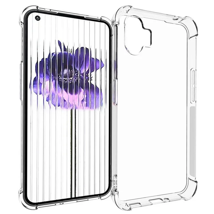 For Nothing phone (1) 5G Drop-proof Soft TPU Phone Case Non-slip Anti-scratch Mobile Phone Back Cover