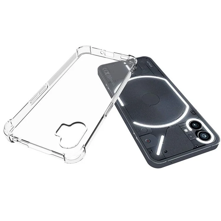For Nothing phone (1) 5G Drop-proof Soft TPU Phone Case Non-slip Anti-scratch Mobile Phone Back Cover
