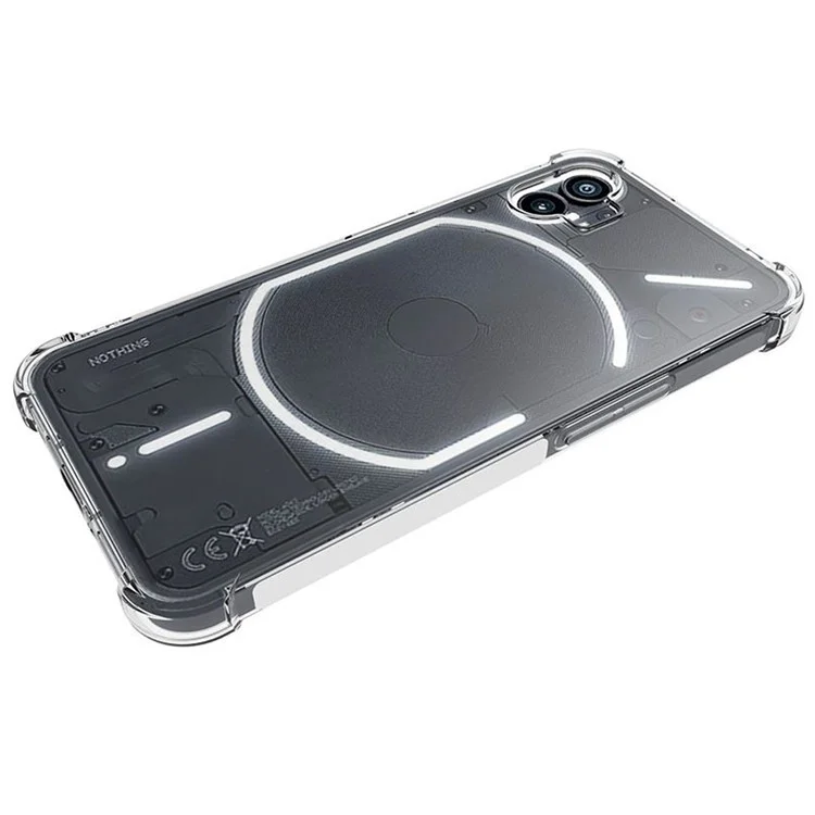 For Nothing phone (1) 5G Drop-proof Soft TPU Phone Case Non-slip Anti-scratch Mobile Phone Back Cover