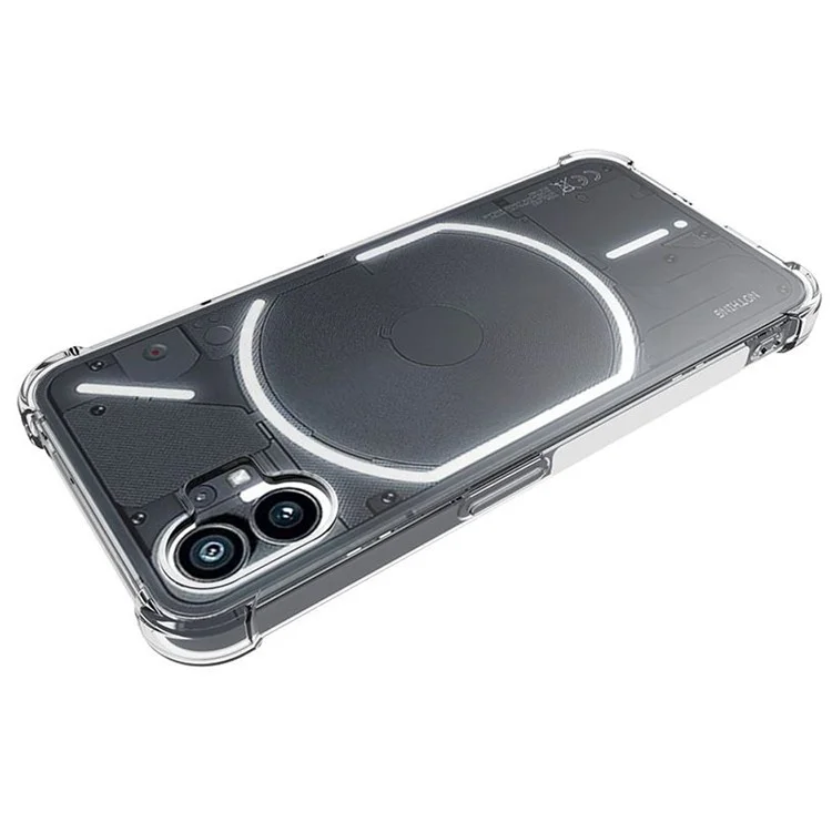 For Nothing phone (1) 5G Drop-proof Soft TPU Phone Case Non-slip Anti-scratch Mobile Phone Back Cover