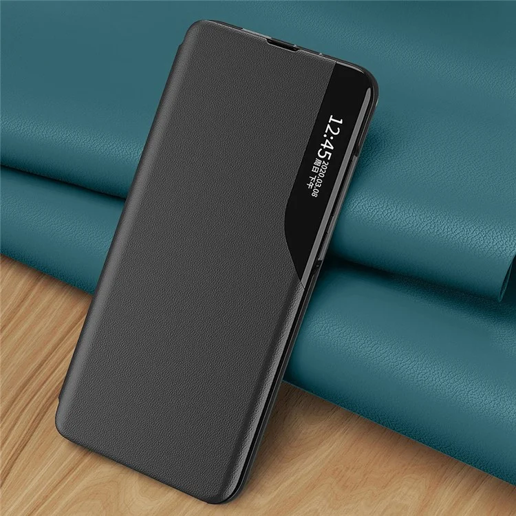 For Nothing Phone (1) 5G Phone Case Folio Flip PU Leather Stand Cover - Black