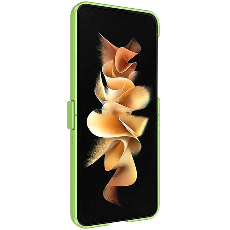 IMAK JS-3 Suitcase Style Series para Samsung Galaxy Z Flip4 5G Hinge Design Anti-queda Hard PC Phone Cover - Verde