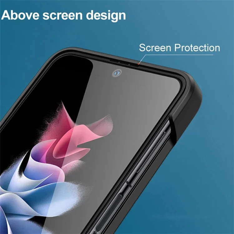 IMAK JS-3 Suitcase Style Series para Samsung Galaxy Z Flip4 5G Hinge Design Anti-queda Hard PC Phone Cover - Verde