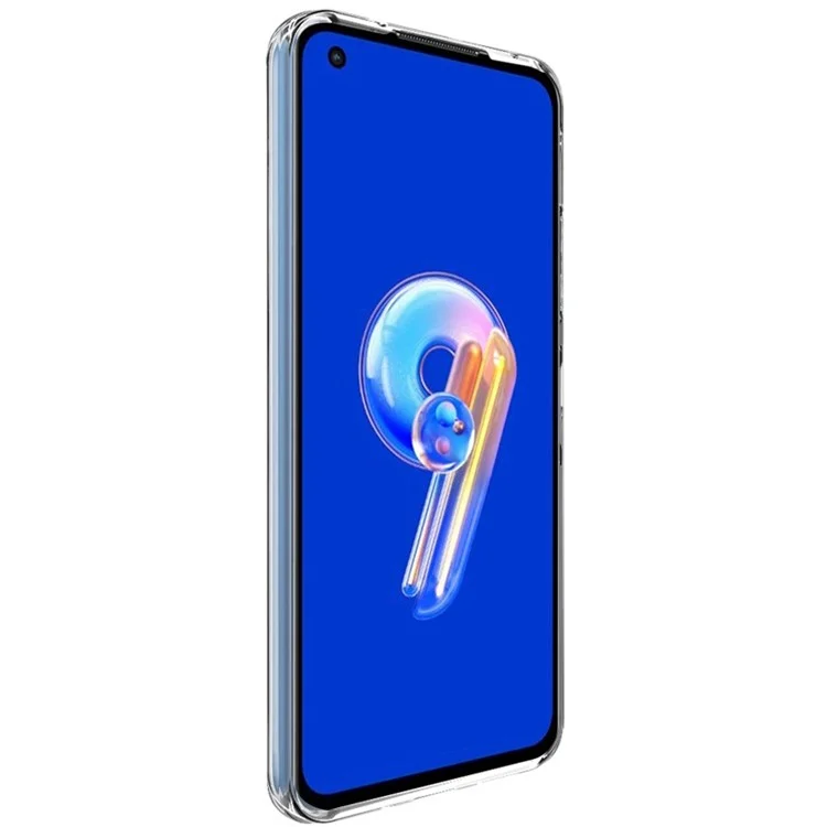 IMAK UX-5 Series для Asus Zenfone 9 5G Прозрачный ударопрочный чехол TPU Slim Прозрачный чехол для телефона - Прозрачный